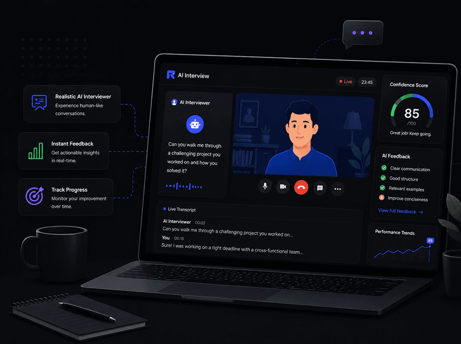 Interview Simulator Interface